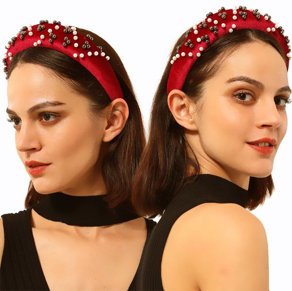 women's fashion wide-brimmed solid color corduroy street style headband designer pearl jewelry headband birthday party gift, Silver
women's fashion wide-brimmed solid color corduroy street style headband designer pearl jewelry headband birthday party gift, Silver