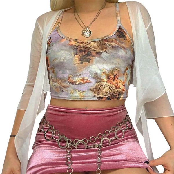 women tank cropped angel print camis streetwear feminino becrop 2019 new summer fashion camisole, Black;white
women tank cropped angel print camis streetwear feminino becrop 2019 new summer fashion camisole, Black;white