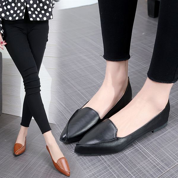 all-match moccasin shoes pointed toe casual female sneakers low heels shose women shallow mouth autumn moccasins dress new, Black
all-match moccasin shoes pointed toe casual female sneakers low heels shose women shallow mouth autumn moccasins dress new, Black
