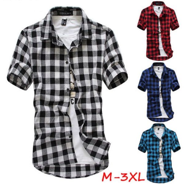 мода сша mens лето вскользь рубашки мужского пледа с коротким рукавом рубашка tops, White;black
мода сша mens лето вскользь рубашки мужского пледа с коротким рукавом рубашка tops, White;black