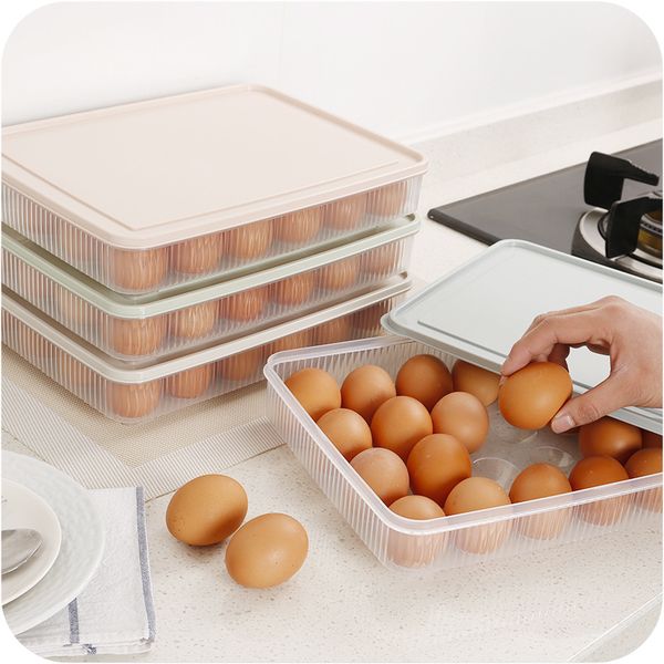 kitchen refrigerator eggs storage box home 24 grid plastic egg organizer fridge container case w/ sealed lid dust-proof
kitchen refrigerator eggs storage box home 24 grid plastic egg organizer fridge container case w/ sealed lid dust-proof