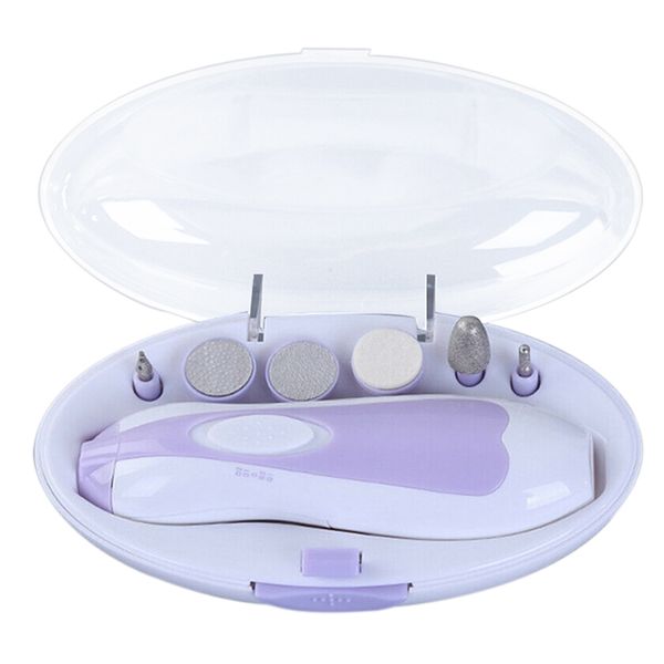 electric baby nail file clippers toes fingernail cutter trimmer manicure tool