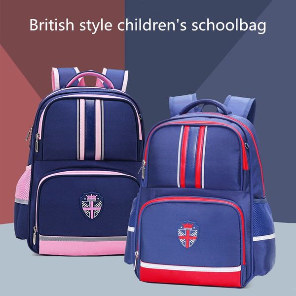 2020 new british style children's schoolbag elementary school for boys and girls bag waterproof offload reflective pink backpack
2020 new british style children's schoolbag elementary school for boys and girls bag waterproof offload reflective pink backpack