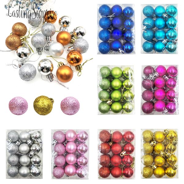 24pcs christmas balls christmas tree ball decorations diy xmas party 3cm gold ball baubles hanging ornament home
24pcs christmas balls christmas tree ball decorations diy xmas party 3cm gold ball baubles hanging ornament home