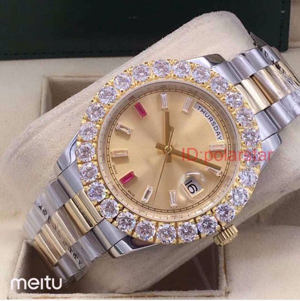 stainless steel automatic mechanical diamond watch date president 2813 luxury mens watches montre de luxe, Slivery;brown
stainless steel automatic mechanical diamond watch date president 2813 luxury mens watches montre de luxe, Slivery;brown