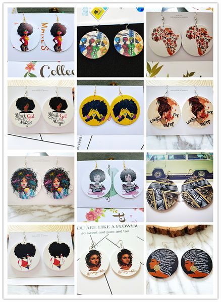 dunhuangwang exaggerated african head pattern geometric round wooden earrings fashion wood earrings, Silver
dunhuangwang exaggerated african head pattern geometric round wooden earrings fashion wood earrings, Silver