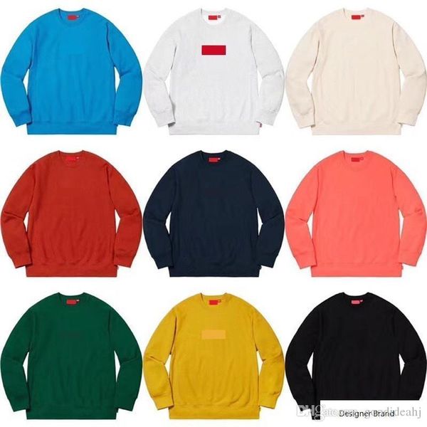 19fw 12 colors box logo crewneck fashion sweatshirt new color casual men women pullover couple outfit street sweater hflswy243, Black
19fw 12 colors box logo crewneck fashion sweatshirt new color casual men women pullover couple outfit street sweater hflswy243, Black