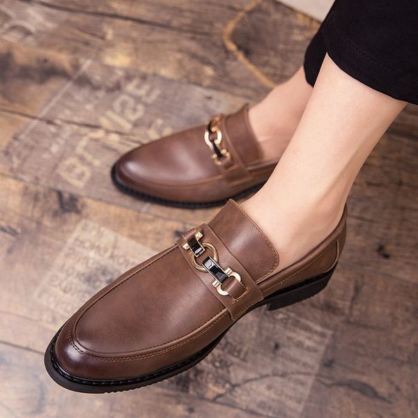 sell men dress shoes leather brown formal man wedding shoe elegant suit shoes big size party pointed toe flats, Black
sell men dress shoes leather brown formal man wedding shoe elegant suit shoes big size party pointed toe flats, Black
