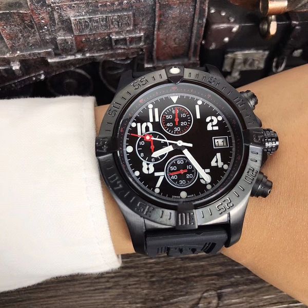 avenger chronograph men' rubber strap stainless steel japanese quartz men mens watch watches, Slivery;brown
avenger chronograph men' rubber strap stainless steel japanese quartz men mens watch watches, Slivery;brown