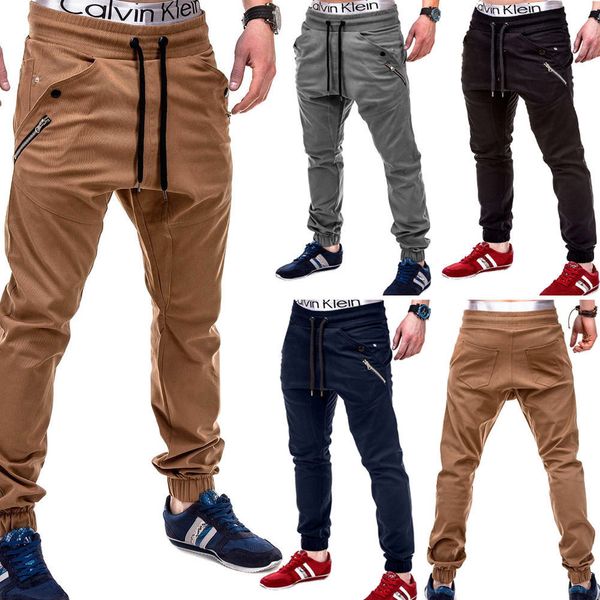 running pants men 2019 spring summer casual zipper pocket fitness sport work trouser pants plus size, Black
running pants men 2019 spring summer casual zipper pocket fitness sport work trouser pants plus size, Black