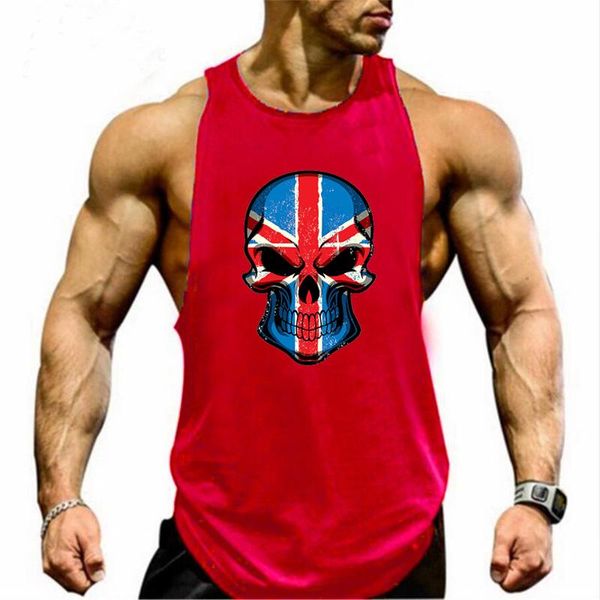 new muscleguys brand uk flag skull head print horror funny gyms bodybuilding stringer tank men ' fitness singlets funny, White;black
new muscleguys brand uk flag skull head print horror funny gyms bodybuilding stringer tank men ' fitness singlets funny, White;black