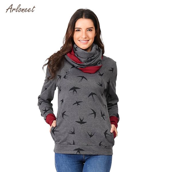 arloneet maternity hoodie sweatershirt breastfeeding nursing jumper pregnant long-sleeved birds print moletom feminino inverno
arloneet maternity hoodie sweatershirt breastfeeding nursing jumper pregnant long-sleeved birds print moletom feminino inverno