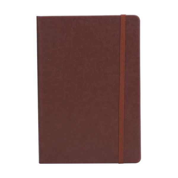 A5 Portable Notepad Band Strap Gift Leather Cover Planner School Supply Note Book Business Diary Student Writing Diy Journals