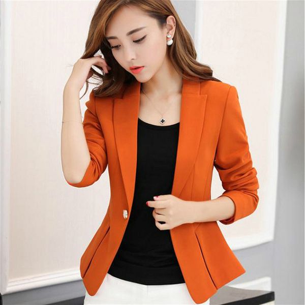 peonfly 2019 new women business suits single button solid women blazers jackets slim long sleeve blazer suit, White;black
peonfly 2019 new women business suits single button solid women blazers jackets slim long sleeve blazer suit, White;black