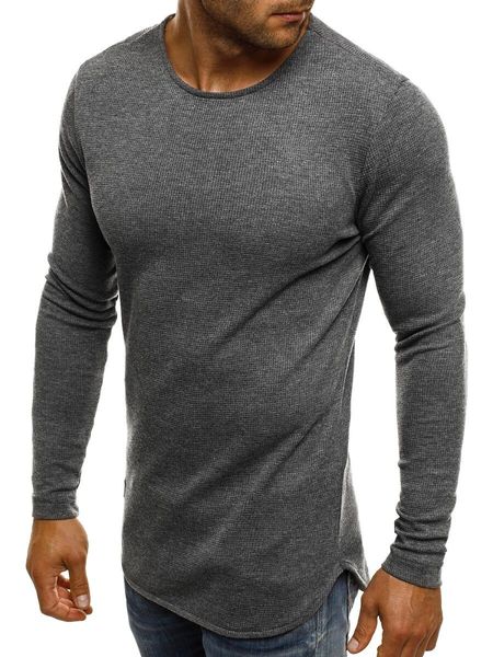 autumn new men's solid color long sleeve t-shirt street wear cotton tshirt casual tee t-shirt for male, White;black
autumn new men's solid color long sleeve t-shirt street wear cotton tshirt casual tee t-shirt for male, White;black