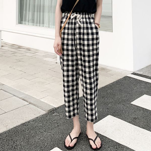 cargo pants women clothes 2019 high waist harem pants streetwear summer black white plaid plus size women breathable new arrival
cargo pants women clothes 2019 high waist harem pants streetwear summer black white plaid plus size women breathable new arrival