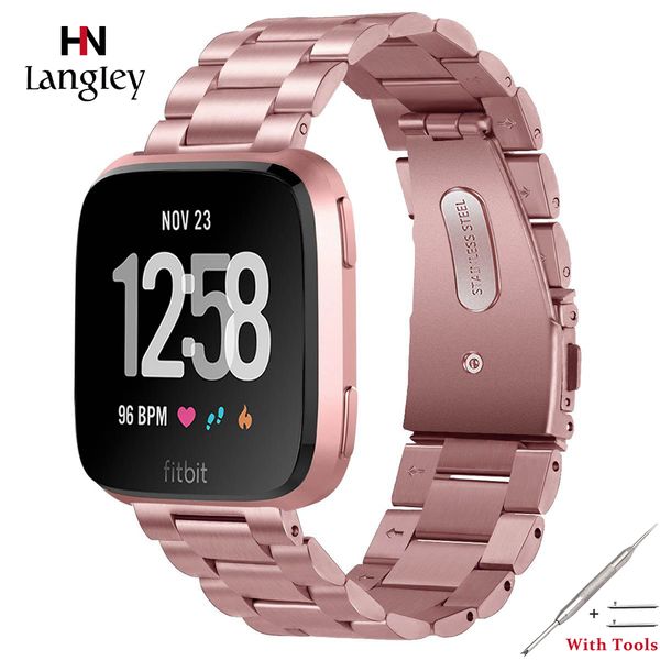 stainless steel watch straps for versa smart watchband 5 clocks rose pink watch straps wholesale, Black;brown
stainless steel watch straps for versa smart watchband 5 clocks rose pink watch straps wholesale, Black;brown