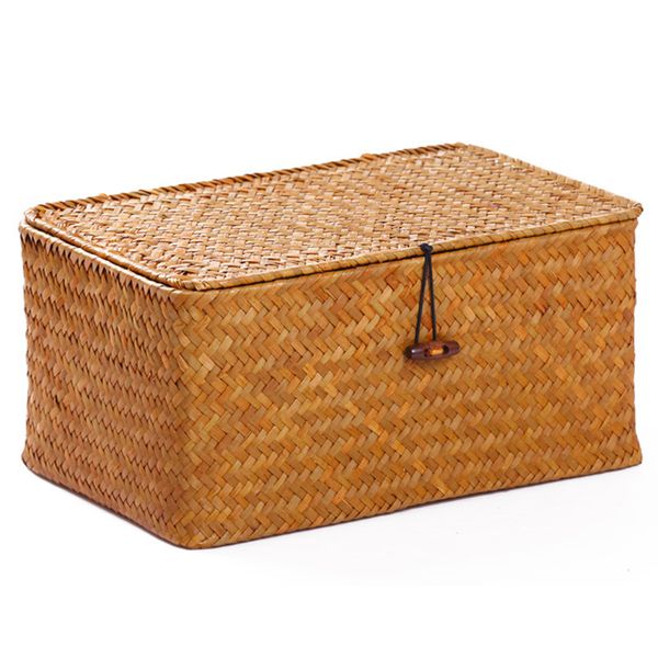 protective seagrass woven natural large capacity universal jewelry organizer handmade household storage box durable kitchen, Slivery;brown
protective seagrass woven natural large capacity universal jewelry organizer handmade household storage box durable kitchen, Slivery;brown