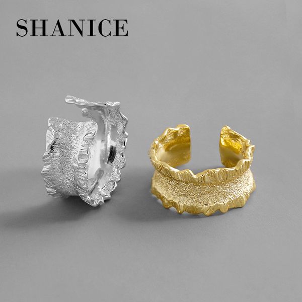 wedding rings shanice 925 sterling silver open ring for women ins niche irregular wave sand surface wide noodle original party birthday gift, Slivery;golden
wedding rings shanice 925 sterling silver open ring for women ins niche irregular wave sand surface wide noodle original party birthday gift, Slivery;golden