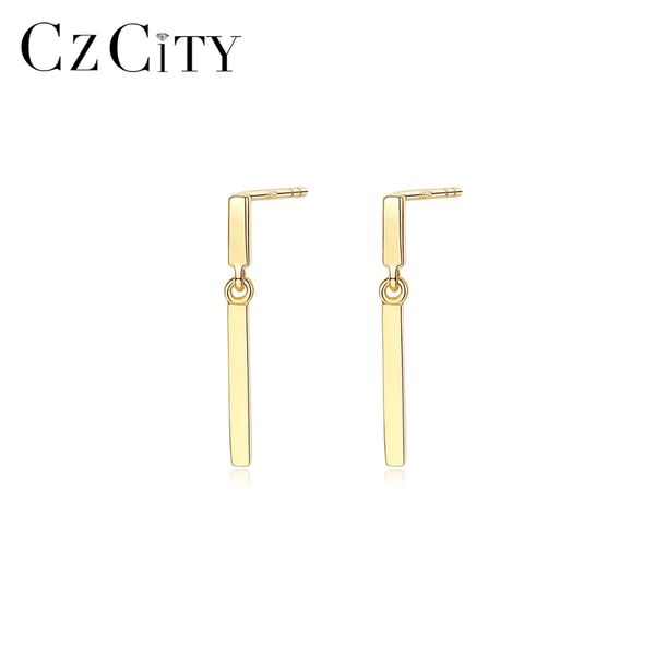 czcity 100% 14k gold bullion drop earrings for women simple temperament 14k yellow gold earrings jewelry accessories 2019 new, Golden;silver
czcity 100% 14k gold bullion drop earrings for women simple temperament 14k yellow gold earrings jewelry accessories 2019 new, Golden;silver