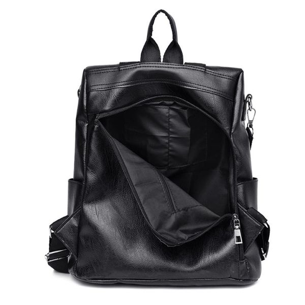 women fashion pu leather large capacity with pendant buckle zipper closure soft backpack adjustable detachable strap handle
women fashion pu leather large capacity with pendant buckle zipper closure soft backpack adjustable detachable strap handle