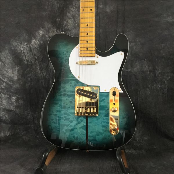 custom shop merle haggard signature tuff dog tl tele caster electric guitar, super rare,blue burst, gold hardware
custom shop merle haggard signature tuff dog tl tele caster electric guitar, super rare,blue burst, gold hardware