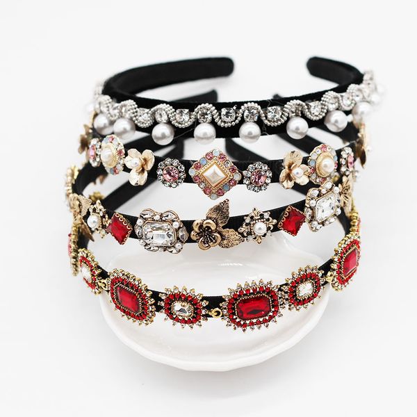 new fashion metal geometry full pearl leaves retro headband street shoot catwalk simple headband accessories 976, Golden;white
new fashion metal geometry full pearl leaves retro headband street shoot catwalk simple headband accessories 976, Golden;white