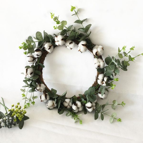 natural cotton garland christmas halloween door decoration wreath farmhouse home party decor
natural cotton garland christmas halloween door decoration wreath farmhouse home party decor