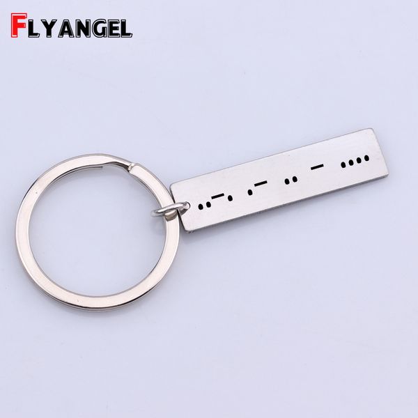 engraved keyring morse code faith belief key holder gift for friends family graduate morse code keyring simple fashion bag charm, Silver
engraved keyring morse code faith belief key holder gift for friends family graduate morse code keyring simple fashion bag charm, Silver