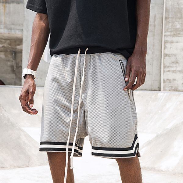 three colors fog fear of god season 5 main line shorts sports mesh 5 th high street tide loose os, Red
three colors fog fear of god season 5 main line shorts sports mesh 5 th high street tide loose os, Red