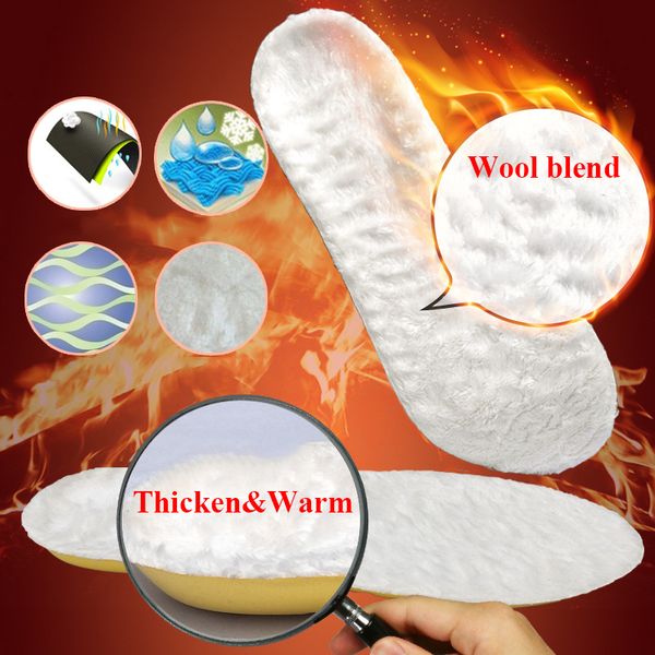 1 pair thermal insoles for shoes winter snow boots pad imitation wool warm insoles heated insert cushion snow boot pads, Black
1 pair thermal insoles for shoes winter snow boots pad imitation wool warm insoles heated insert cushion snow boot pads, Black
