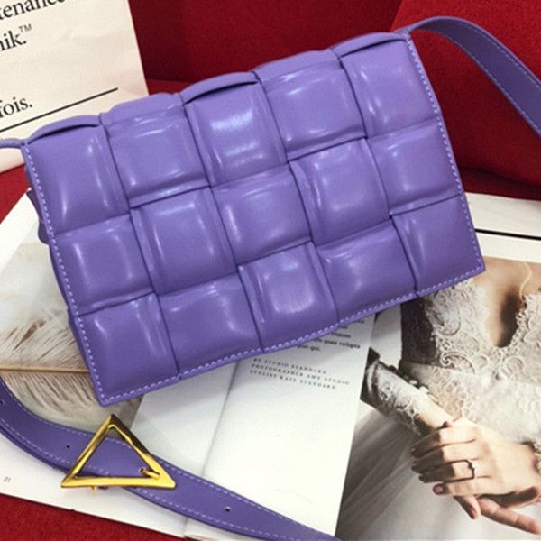 2020 ladies woven handbag fashion bag leather bag messenger bag wallet