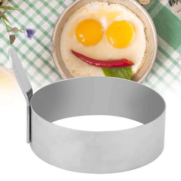 nosii 1pc nonstick stainless steel fried egg mold with handle round pancake molds eggs frying mould kitchen tools
nosii 1pc nonstick stainless steel fried egg mold with handle round pancake molds eggs frying mould kitchen tools