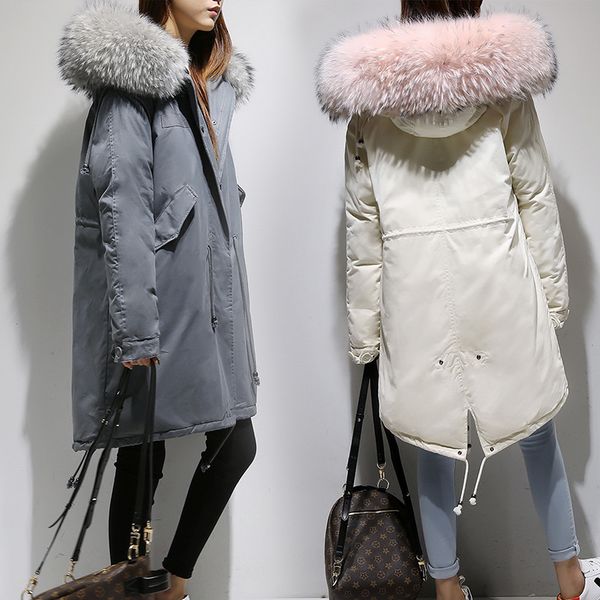 thickened women down coat women down winter jacket long hooded warm coat fur collar winter brand clothing, Black
thickened women down coat women down winter jacket long hooded warm coat fur collar winter brand clothing, Black