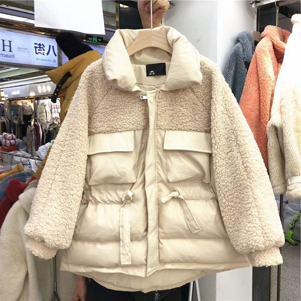 2019 зима корейской версии сыпучие drawstring талии пальто хлопка женщины шерсть шить вниз пальто хлопка student tops y866, Black
2019 зима корейской версии сыпучие drawstring талии пальто хлопка женщины шерсть шить вниз пальто хлопка student tops y866, Black