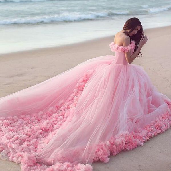 floral wedding dress ball gown pink bridal gowns off the shoulder quinceanera dresses formal dress for teens custom made, White
floral wedding dress ball gown pink bridal gowns off the shoulder quinceanera dresses formal dress for teens custom made, White