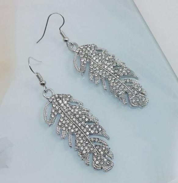 new style boutique bohemian chic and elegant crystal earrings - love pendant fashionable classic exquisite elegance, Silver 
new style boutique bohemian chic and elegant crystal earrings - love pendant fashionable classic exquisite elegance, Silver