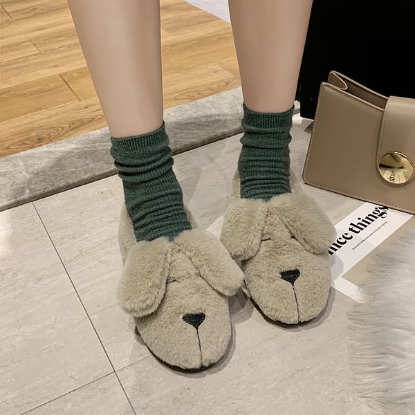 cootelilil women faux fur flats shoes winter plush cotton shoes women keep warm thicken fur cartoon dog footwear outdoor loafers, Black
cootelilil women faux fur flats shoes winter plush cotton shoes women keep warm thicken fur cartoon dog footwear outdoor loafers, Black