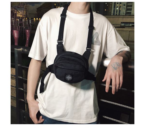 Прохладный Улица Костюм Грудь Жилет Hip Hop Tactical Harness Chest Rig Kanye Западная сумка талии к
Прохладный Улица Костюм Грудь Жилет Hip Hop Tactical Harness Chest Rig Kanye Западная сумка талии к