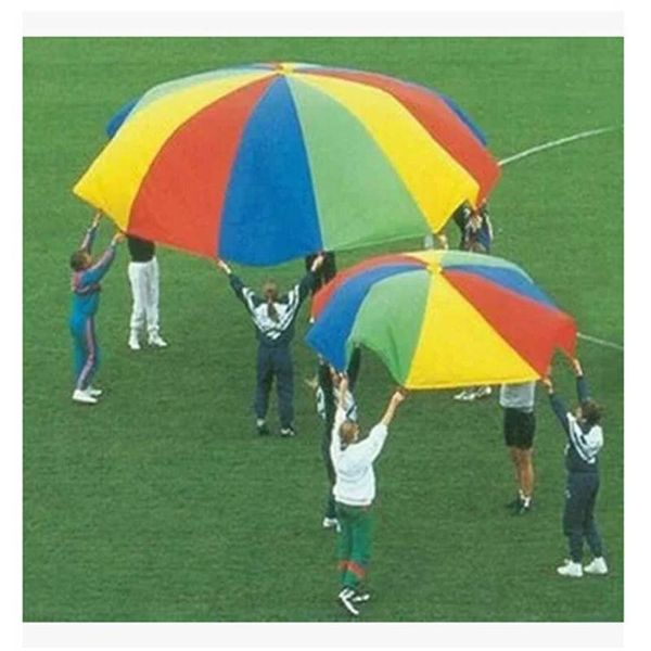 2m/3m/3.6m/4m/5m/6m diameter outdoor rainbow umbrella parachute toy jump-sack ballute play for kids
2m/3m/3.6m/4m/5m/6m diameter outdoor rainbow umbrella parachute toy jump-sack ballute play for kids