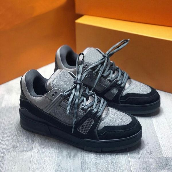 2020 mens trainer sneaker designer version luxury shoes suede calf leather low cut rubber sole casual shoes good quality 4 colors, Black
2020 mens trainer sneaker designer version luxury shoes suede calf leather low cut rubber sole casual shoes good quality 4 colors, Black