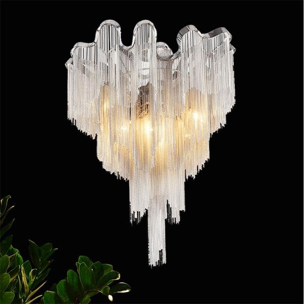ceiling pendant lights aluminum chain tassel decorative led hanging ceiling lights for living room dining room