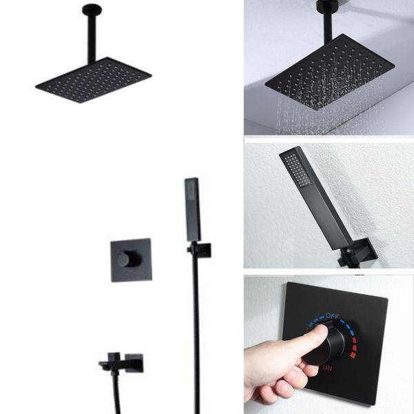 cold showers modern designs ceiling rain shower faucet black paint 10 inches 280x250mm rectangle 304ss overhead shower mixer set
cold showers modern designs ceiling rain shower faucet black paint 10 inches 280x250mm rectangle 304ss overhead shower mixer set