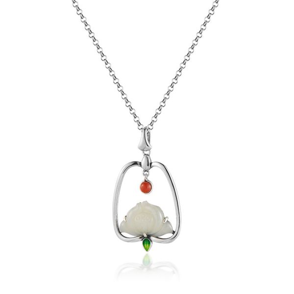 2020 designer thai silver s925 silver hetian necklace necklace female lotus clavicle chain
2020 designer thai silver s925 silver hetian necklace necklace female lotus clavicle chain