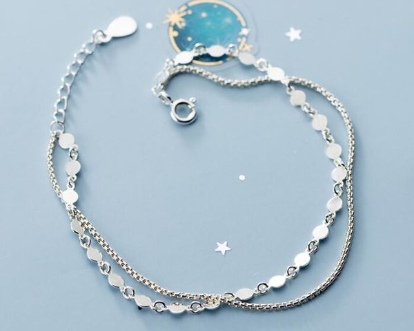 authentic real. 925 sterling silver fine jewelry double rows layered coin chain bracelet adjust gtls953, Golden;silver
authentic real. 925 sterling silver fine jewelry double rows layered coin chain bracelet adjust gtls953, Golden;silver