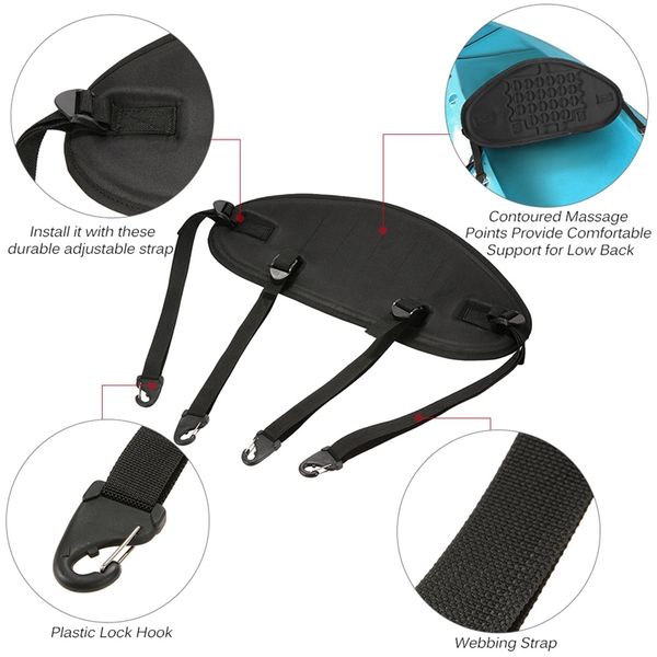 1pc adjustable kayak cushion canoe environmental protection seat back rest pad kayak soft thick back support pad hand grips
1pc adjustable kayak cushion canoe environmental protection seat back rest pad kayak soft thick back support pad hand grips