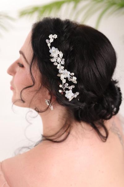 elegant flower crystal pearls rhinestones silver headwear hair pins sets party banquet wedding bridal hair accessories for women
elegant flower crystal pearls rhinestones silver headwear hair pins sets party banquet wedding bridal hair accessories for women