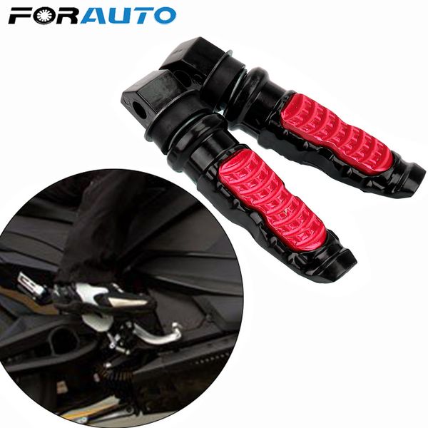 

1pair motorcycle pedals footrest motorbike pedal modification rear passenger foot pegs universal scooter foot-peg aluminum