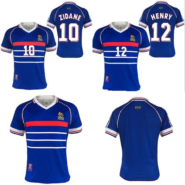 france zidane henry maillot de foot uniforms football jerseys shirt thailand quality 1998 france retro vintage maillots de football, Black;yellow
france zidane henry maillot de foot uniforms football jerseys shirt thailand quality 1998 france retro vintage maillots de football, Black;yellow
