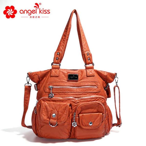selling large capacity double zipper multi pocket shoulder bags washed pu leather purse tote bags women handbags for ladies
selling large capacity double zipper multi pocket shoulder bags washed pu leather purse tote bags women handbags for ladies